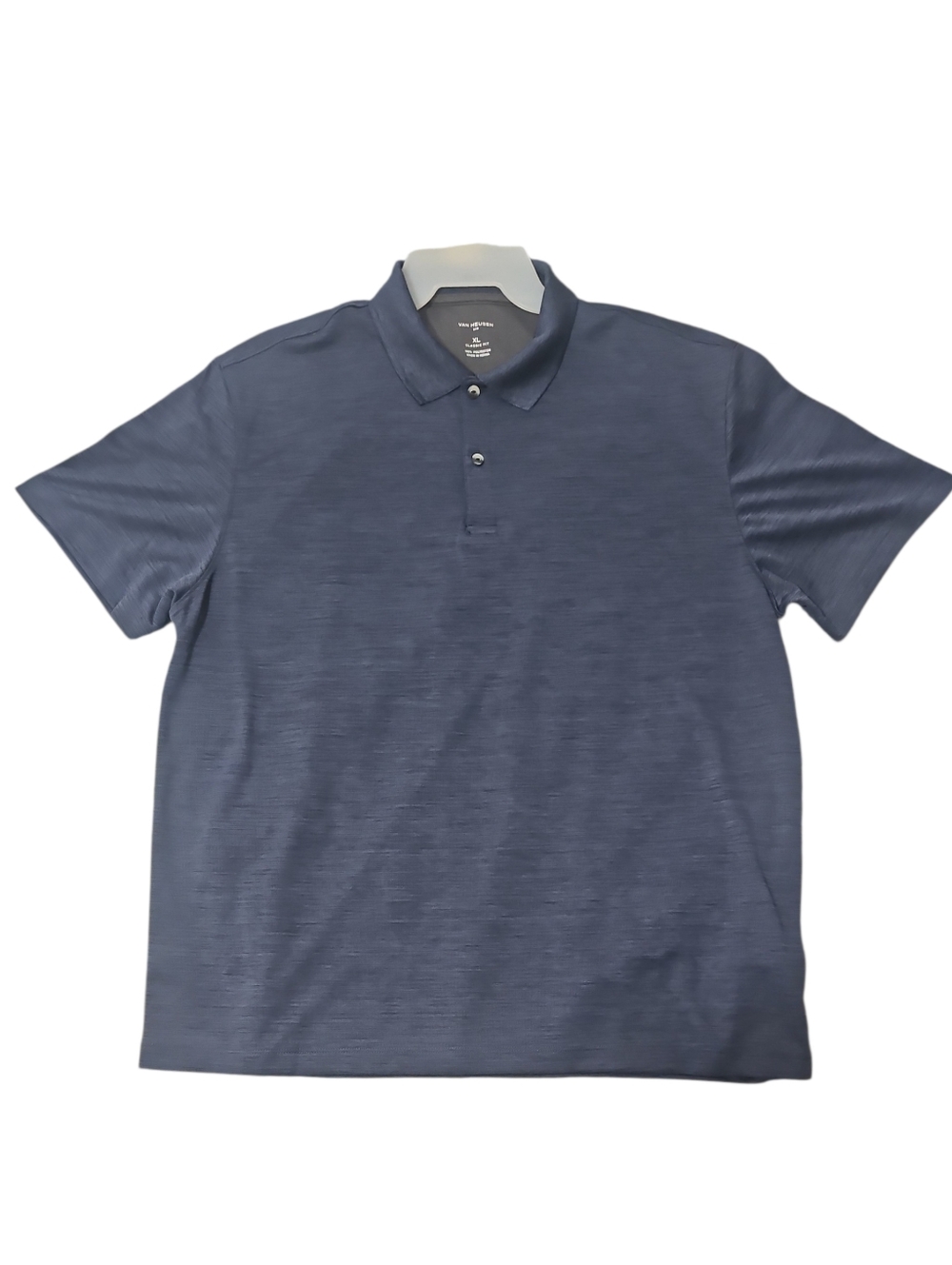 Van Heusen Mens Short Sleeve Polo Shirt Size XL Blue